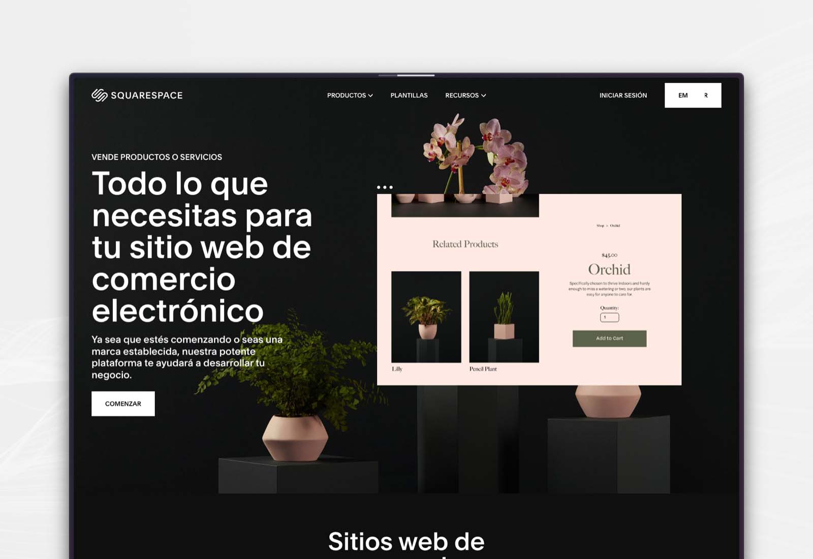 mejores plataformas ecommerce squarespace